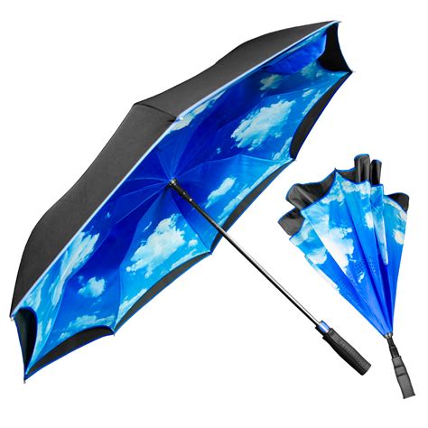 The Blue Sky And Clouds Inverted Umbrella