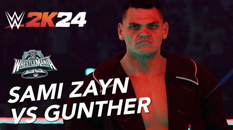 WWE 2K24 Sami Zayn Vs Gunther Men S Intercontinental Championship