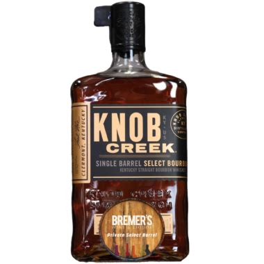 Knob Creek Bremer S Private Selection Single Barrel Reserve Bourbon