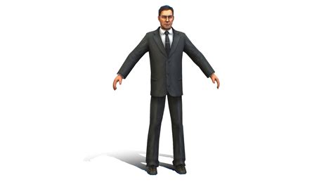 Agent Man Black Suit Buy Royalty Free 3d Model By Oleg Shuldiakov Olegshuldiakov [d6be486