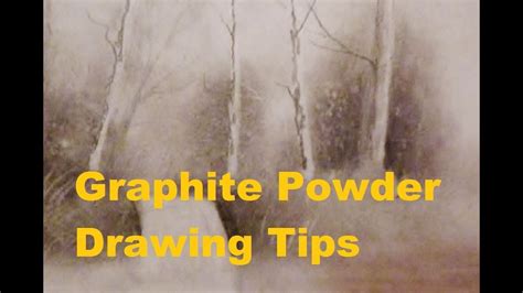 Graphite Powder Drawing Tips Youtube