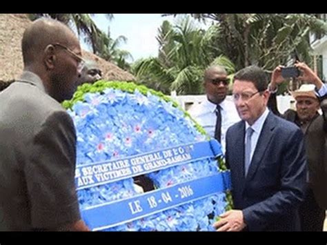 Attentat de Grand Bassam le Secrétaire Général de lOMT visite le