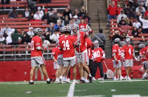 Mens Lacrosse Ohio State Gets First Big Ten Win On The Road Against