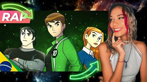 REAGINDO AO RAP DO BEN 10 Força Alienígena UNIVERSO NO MEU PULSO