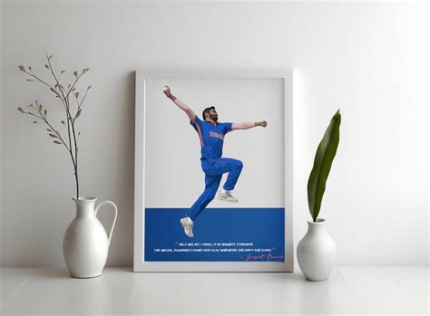 Jasprit Bumrah Poster Indian Cricket Team Cricket Prints - Etsy