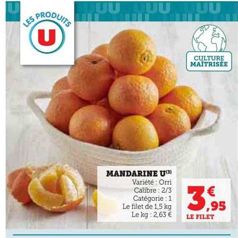 Promo Mandarine U Chez Hyper U ICatalogue Fr