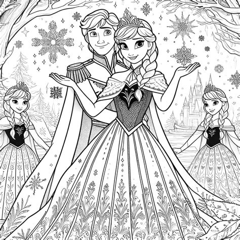Frozen Fever Elsa And Anna Coloring Pages 2025