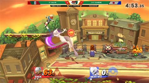 Smash Factor 6 SF Salva Mewtwo Vs DNG Kameme Sheik Losers