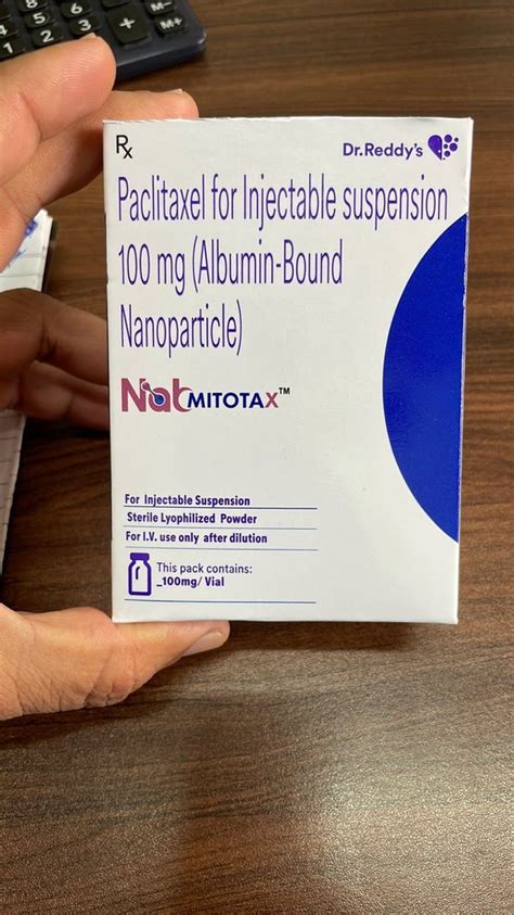 Nab Mitotax 100 Mg Injection At Rs 2500 Vial Anti Cancer Injection In