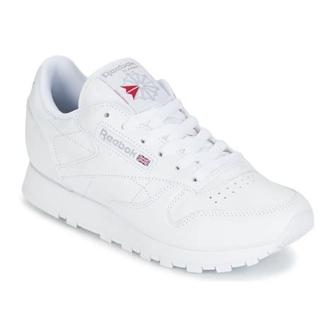 Reebok Classic Classic Leather Blanc Livraison Gratuite Spartoo