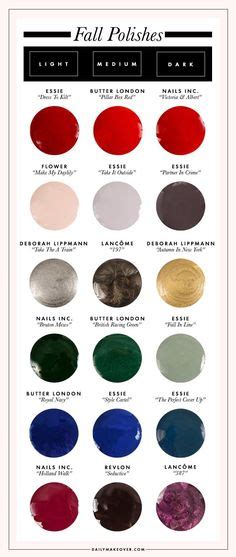 Sensational Nail Polish Color Chart Fall 2013 Color Gel Polish To Add In 48 New Colors