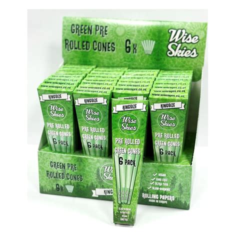 Wise Skies Green Pre Rolled Cones Pack Of