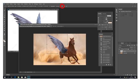 Photoshop montage tutorial: putting wings on a horse