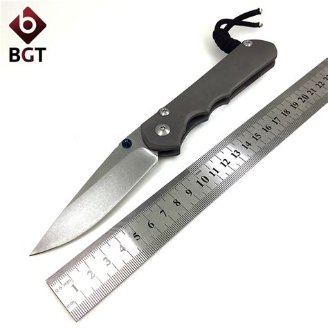 Bgt Hunting Tactical Folding Knife S Vn Blade Titanium Handle Utility