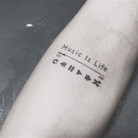 50 Cool Music Tattoos For Men 2019 Tattoo Ideas 2019