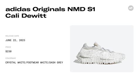 Adidas Originals NMD S1 Cali Dewitt IG9674 Raffles Where To Buy