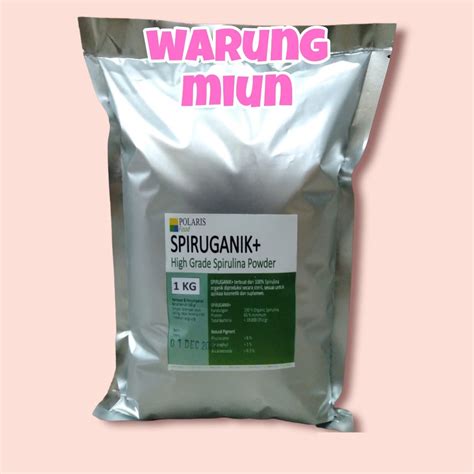 Jual Spiruganik Spirulina Powder Kg Spiruganik Shopee Indonesia