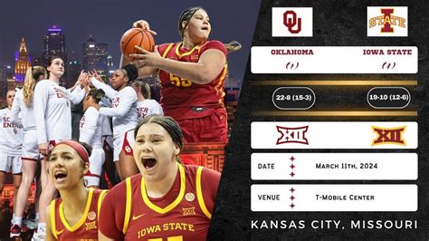 1 Oklahoma Vs 4 Iowa State 2024 Big 12 Tournament Semifinals 3 11 24 Youtube