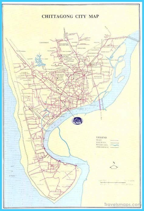 Map Of Chittagong TravelsMaps