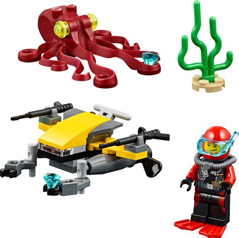 LEGO City - Deep Sea Scuba Scooter - - Fat Brain Toys