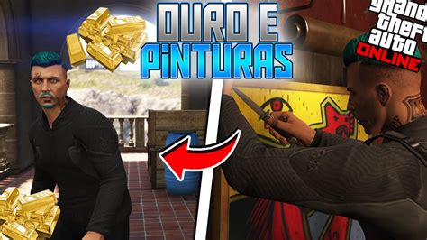 MINHA ROTA PARA PEGAR OURO PINTURA E ETC GOLPE DE CAYO PERICO GTA 5