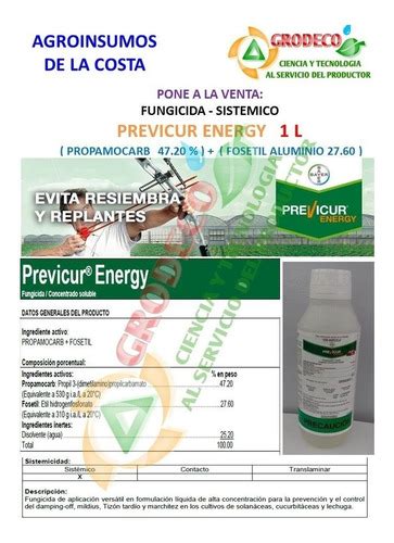 Fungicida Sistemico Previcur Energy 1 L Bayer 120000 En Mercado Libre