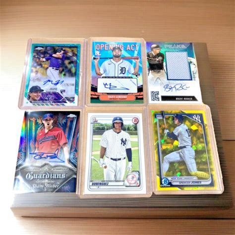1 BASEBALL MYSTERY HOT PACK LOOK FOR AUTOS RELICS AND BIG ROOKIES 5 VALUE EBay