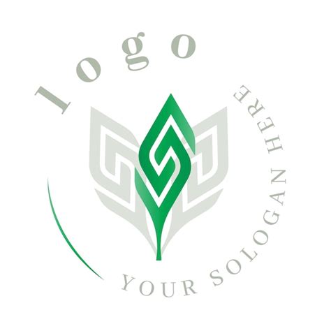 Logotipo De La Hoja Verde Vecto Vector Premium