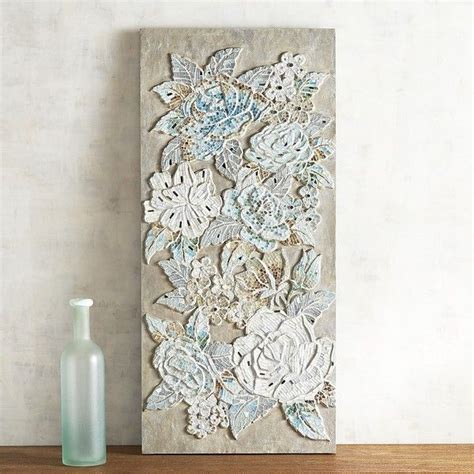 Pier Imports Mosaic Floral Wall Panel Liked On Polyvore