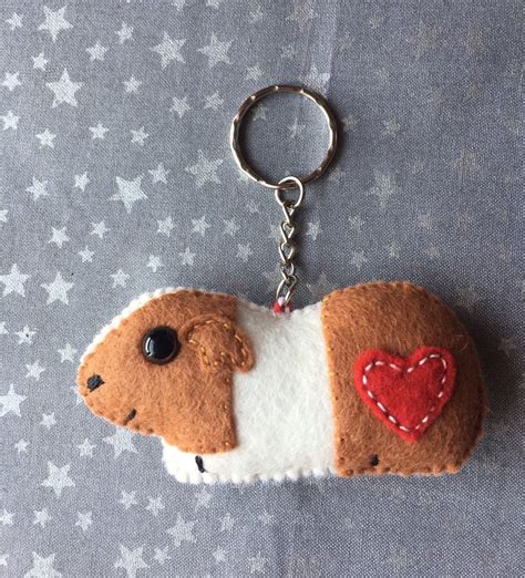 Pin On Guinea Pig Keyring