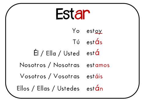 How To Conjugate Estar