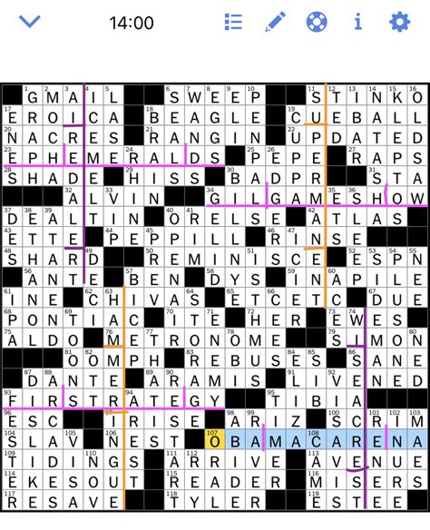 The New York Times Crossword Puzzle Solved: Sunday's New York Times ...