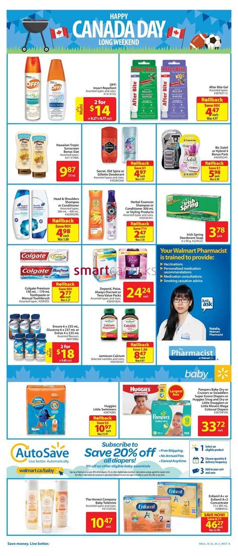 Walmart Supercentre West Flyer June To July