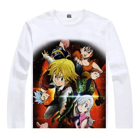 The Seven Deadly Sins T Shirt Ban Shirt Anime Cosplay Kawaii T Shirt