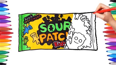 Sour Patch Kids Coloring Sheet