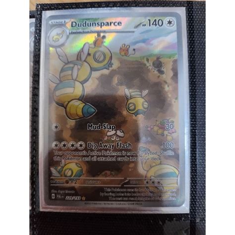 Ptcg Sv Paldea Evolved Dudunsparce Illustration Rare Shopee