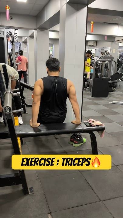 Best Exercise For Triceps 🔥🔥🔥 Motivation Youtubeshorts Viral