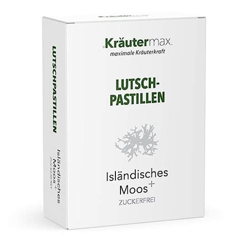 Isl Ndisch Moos Pastillen Hustenbonbons Zuckerfrei Lutschtabletten