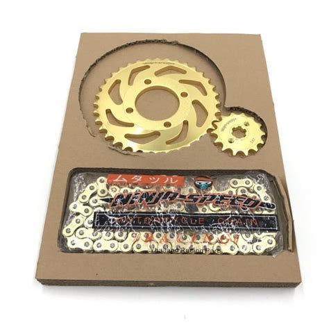 Ninja Speed Gold Chain Sprocket Set Smash Raider J Lazada PH