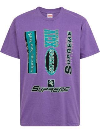 Supreme Multi Logo T-shirt - Farfetch