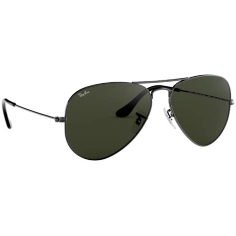 Ray Ban Aviator Sunglasses In Gunmetal Retro Icon Aviators