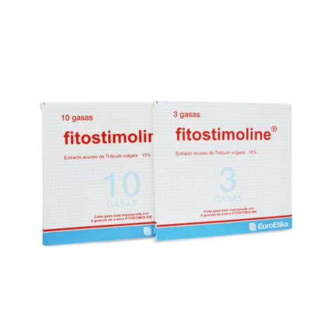 Fitostimoline Gasas Impregnadas Con Crema Euroetika