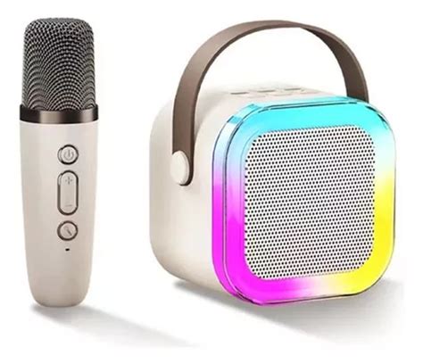 Parlante Karaoke Portátil Smart Shop K12 Led Rgb MercadoLibre