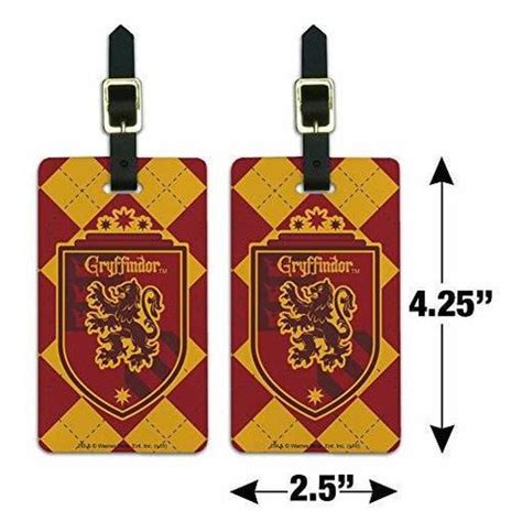 Identificador Harry Potter Gryffindor Plaid Sigil Etiquetas Cuotas