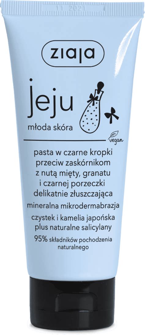 Ziaja Jeju Pasta W Czarne Kropki Ml Kupuj W Zawsze Korzystnych