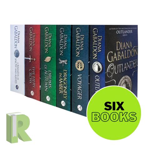 Outlander Series Collection 6 Books Set By Diana Gabaldon Outlander Dragonfly In Amber