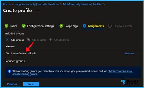 Intune Security Baselines Policies For Windows 10 Or Windows 11