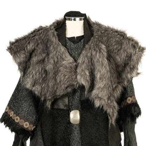 Viking Fur Mantle Medieval Faux Fur Cape Capelet Choose Etsy