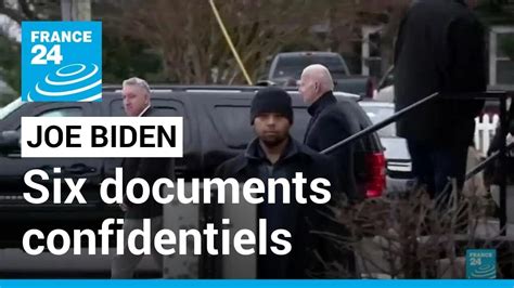 États Unis six nouveaux documents confidentiels retrouvés chez Joe