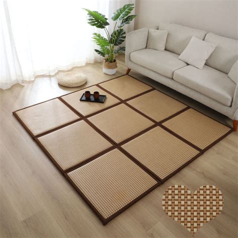 Japanese Style Rattan Mat Tatami Summer Carpet Home Living Room Bedroom